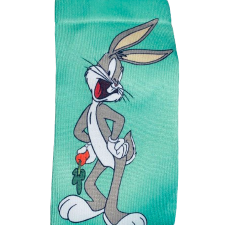 Κάλτσες με print Bugs Bunny πράσινο